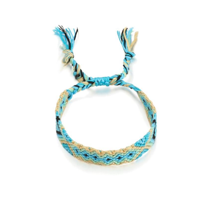 Bohemian Bracelet Retro Handmade Boho Multicolor String Cord Woven Braided Hippie Friendship Bracelets Women Men
Bohemian Bracelet Retro Handmade Boho Multicolor String Cord Woven Braided Hippie Friendship Bracelets Women Men