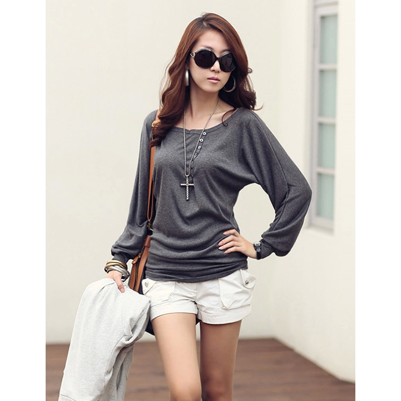 2020 Tshirt Women Casual Solid Crew Neck Roll Up The Sleeve Shirt Loose Splice Tops Camiseta Mujer Top Harajuku T Shirt, Black
2020 Tshirt Women Casual Solid Crew Neck Roll Up The Sleeve Shirt Loose Splice Tops Camiseta Mujer Top Harajuku T Shirt, Black