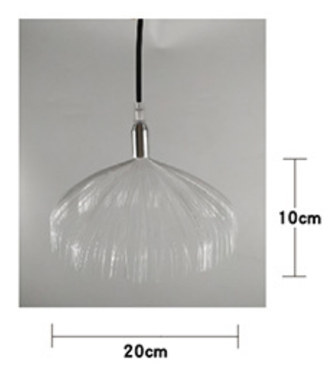 Outdoor LED Jellyfish Fiber Optic Colorful Light Hanging Lights Living Room Restaurant Home Decor Wedding Party Neon Sign Waterproof IP66 10pcs