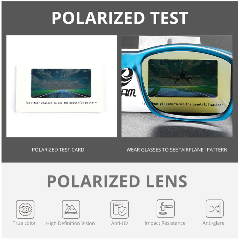 KDEAM Exclusive Sunglasses Polarized for Men and Women Surfing Hiking Sports Sun Glasses New Translucent Blue of KD505 CE CX200706