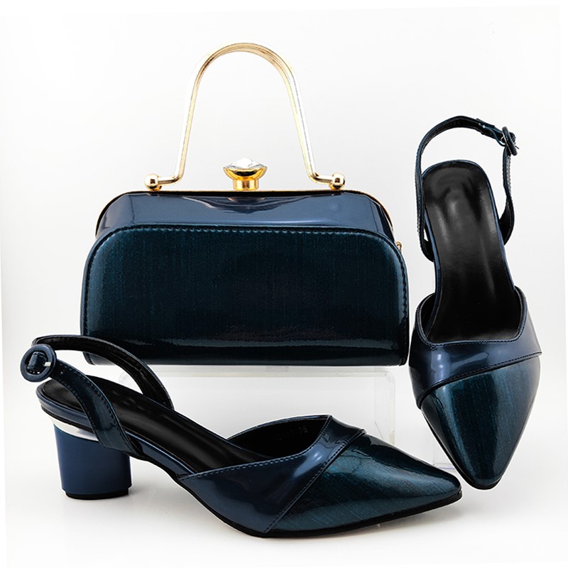 fashion d.blue women pumps with handbag african dress shoes match bag set md018,heel 7cm, Black
fashion d.blue women pumps with handbag african dress shoes match bag set md018,heel 7cm, Black