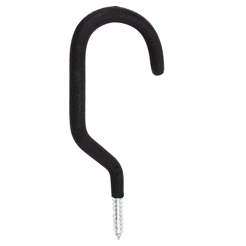 IdealHouse 6 Pcs Heavy Duty Wall Mount Hooks Steel Bicycle Pothook 30Kg Load-bearing Screw-in Wall Hook
