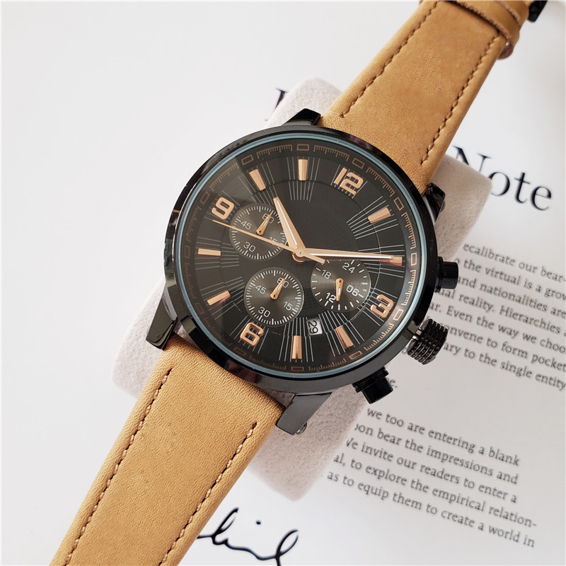 Swiss brand luxury mens watches mont time walker designer watches subdial work quartz movement chronograph watch leather band waterproof
Swiss brand luxury mens watches mont time walker designer watches subdial work quartz movement chronograph watch leather band waterproof