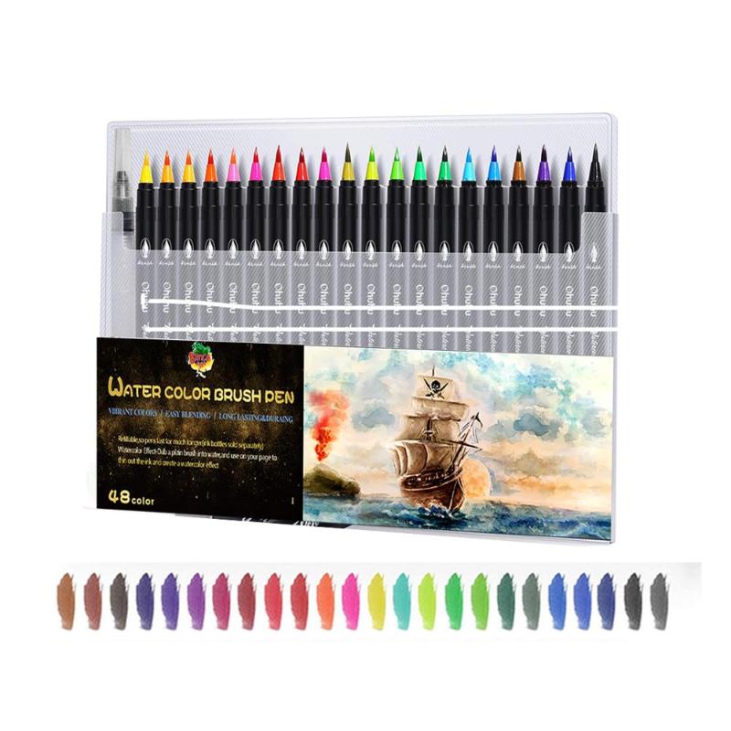 watercolor brush pens For Painting With Flexible Nylon Brushtip Calligraphy Paint Calligraphy Markers
watercolor brush pens For Painting With Flexible Nylon Brushtip Calligraphy Paint Calligraphy Markers