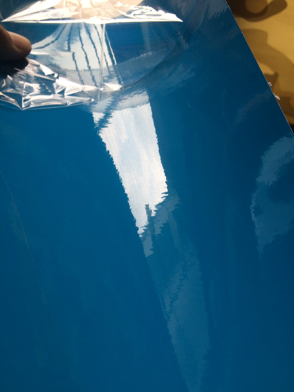 Premium Gloss Miami blue Vinyl wrap FOR Car Wrap with air Bubble Free vehicle wrap covering foil With Low tack glue 3M quality 1.52x20m 5x67ft