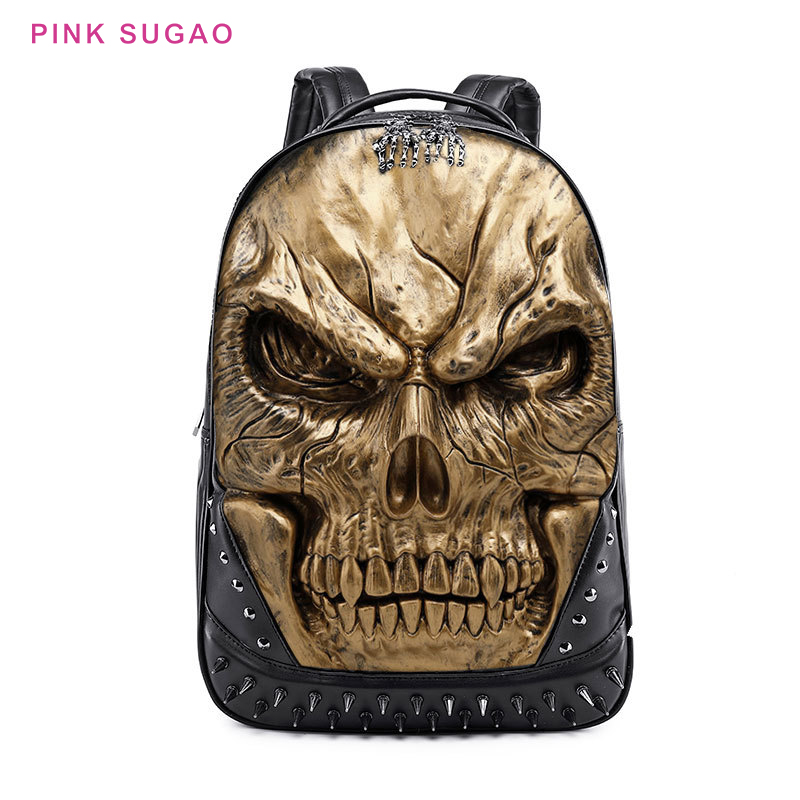 Pinksugao designer backpack Computer backpack men 2020 new fashion embossed three-dimensional skull backpack big ghost face handbag
Pinksugao designer backpack Computer backpack men 2020 new fashion embossed three-dimensional skull backpack big ghost face handbag