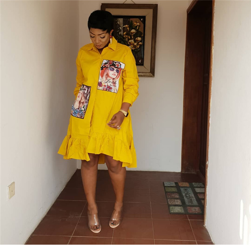 African Dresses For Women 2019 New African Bazin Long Sleeve Dashiki Dress For Lady Africa Clothing Robe Africaine Shirt Dress
African Dresses For Women 2019 New African Bazin Long Sleeve Dashiki Dress For Lady Africa Clothing Robe Africaine Shirt Dress