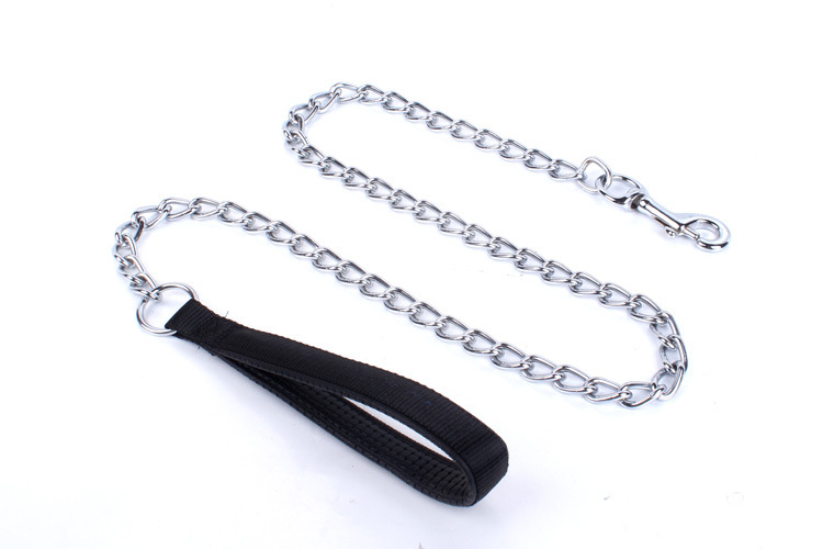 Dog Chain Leash Handle Leads PU Leather Iron Chain dog leash Anti-Bite Metal Lead For small Medium Large dogs
Dog Chain Leash Handle Leads PU Leather Iron Chain dog leash Anti-Bite Metal Lead For small Medium Large dogs