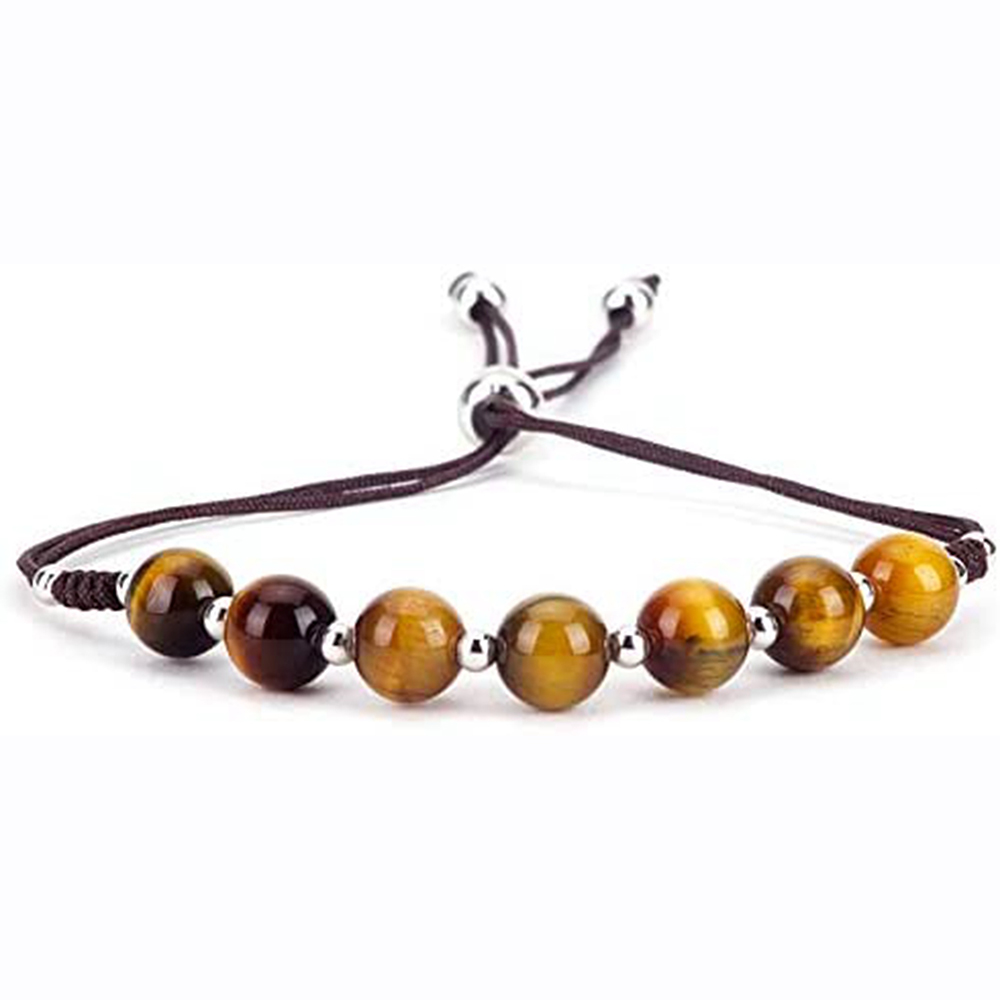 Natural 7 Chakra Stone Cuff Women Bracelets Romantic Vintage Bohomia Leather Crystal Yoga Bracelets Bangles for Girls Silver Beads
