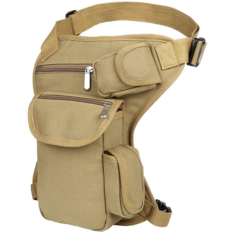 Men Canvas Drop Leg Bag Sports Waist Bag Multi-Purpose Motorcycle for Hiking Cycling Vacation, Khaki
Men Canvas Drop Leg Bag Sports Waist Bag Multi-Purpose Motorcycle for Hiking Cycling Vacation, Khaki