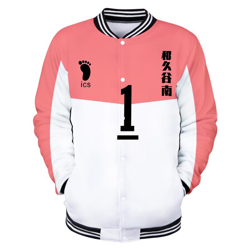 Haikyuu 3D Hip-Hop Baseball Jacket Men 2020 Fashion Design Women/ Men Slim Fit College Varsity Tracksuit Jacket plus size
Haikyuu 3D Hip-Hop Baseball Jacket Men 2020 Fashion Design Women/ Men Slim Fit College Varsity Tracksuit Jacket plus size