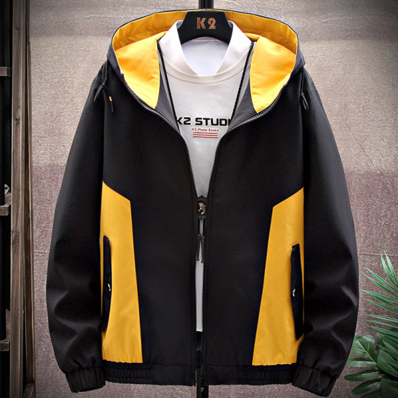 Functional tooling air men's Korean version of the loose 2020 spring autumn new men's tide brand hooded jacket HS661, Black
Functional tooling air men's Korean version of the loose 2020 spring autumn new men's tide brand hooded jacket HS661, Black