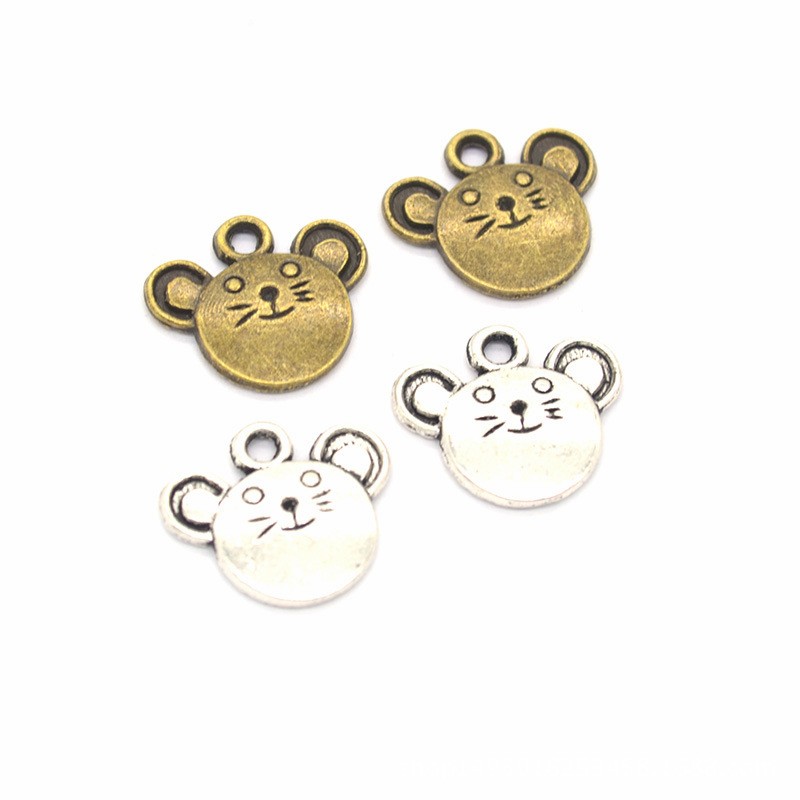 Bulk 300pcs 16*14mm Pendant Small Mouse Cute Rat Charm Pendants For Jewelry Making Antique Silver Bronze Mouse Pendants
Bulk 300pcs 16*14mm Pendant Small Mouse Cute Rat Charm Pendants For Jewelry Making Antique Silver Bronze Mouse Pendants