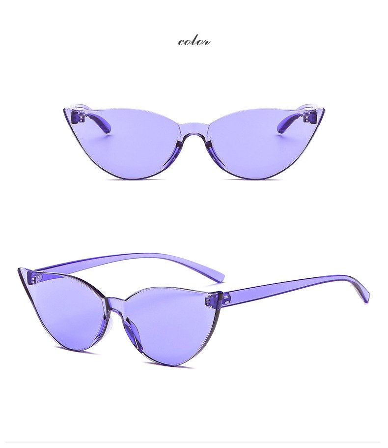 Fashion Cat-eye Dazzling Sunglasses 2020 Women Framed Clear Candy Color Sunglasses Men PC Eyewear Retro Classic Cat Eye Sunglasses 003
Fashion Cat-eye Dazzling Sunglasses 2020 Women Framed Clear Candy Color Sunglasses Men PC Eyewear Retro Classic Cat Eye Sunglasses 003