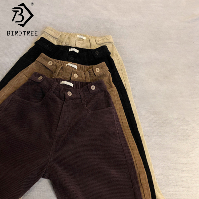 2020 Spring New Women' Casual Corduroy Full Length Pants Fashion Elastic Waist Loose Straight Trousers Female Bottoms B01415O, Black
2020 Spring New Women' Casual Corduroy Full Length Pants Fashion Elastic Waist Loose Straight Trousers Female Bottoms B01415O, Black