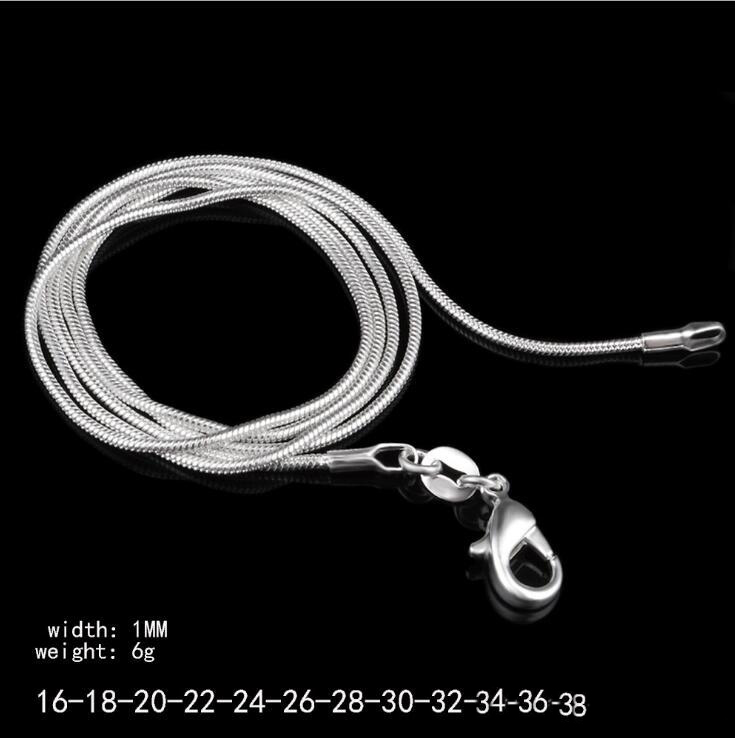 1MM 925 sterling silver smooth snake chains women Necklaces Jewelry snake chain size 16 18 20 22 24 26 28 30 inch
1MM 925 sterling silver smooth snake chains women Necklaces Jewelry snake chain size 16 18 20 22 24 26 28 30 inch