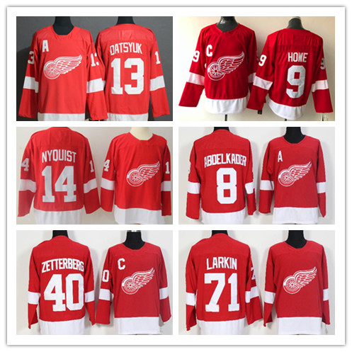 2020 #13 Pavel Datsyuk Hockey Jerseys Detroit Red Wings 40 ZETTERB 19 Steve Yzerman 71 Dylan Larkin 9 Gordie Howe Hockey Jerseys Home Red, As pic
2020 #13 Pavel Datsyuk Hockey Jerseys Detroit Red Wings 40 ZETTERB 19 Steve Yzerman 71 Dylan Larkin 9 Gordie Howe Hockey Jerseys Home Red, As pic