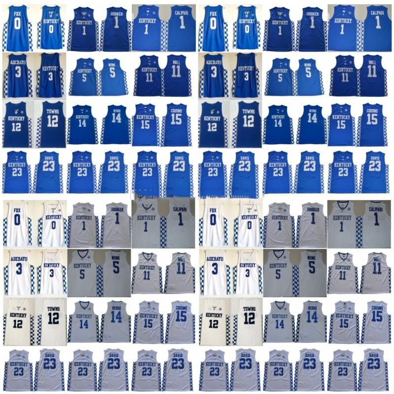 Kentucky Wildcats Jersey College Basketball Devin Booker John Wall Anthony Davis Karl-Anthony Towns DeMarcus Cousins Malik Monk Fox Blue Men, As show
Kentucky Wildcats Jersey College Basketball Devin Booker John Wall Anthony Davis Karl-Anthony Towns DeMarcus Cousins Malik Monk Fox Blue Men, As show