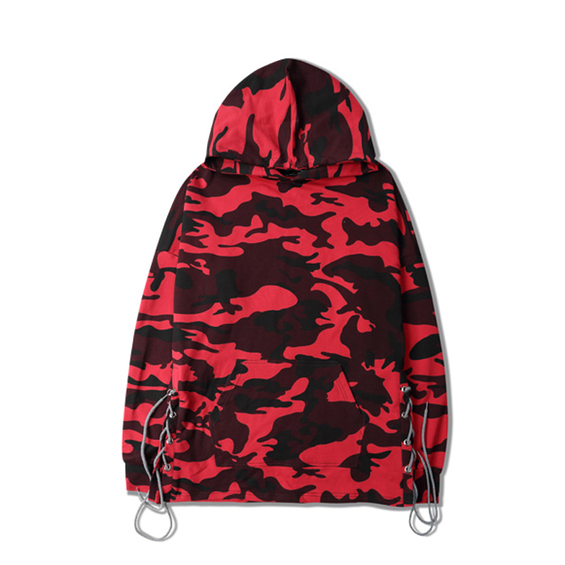 Fashion- Blue Camouflage Hoodie Men Fashion Hip Hop Sweatshirts Brand Orignal Design Casual Turn-down Collar Pullover for Me Autumn