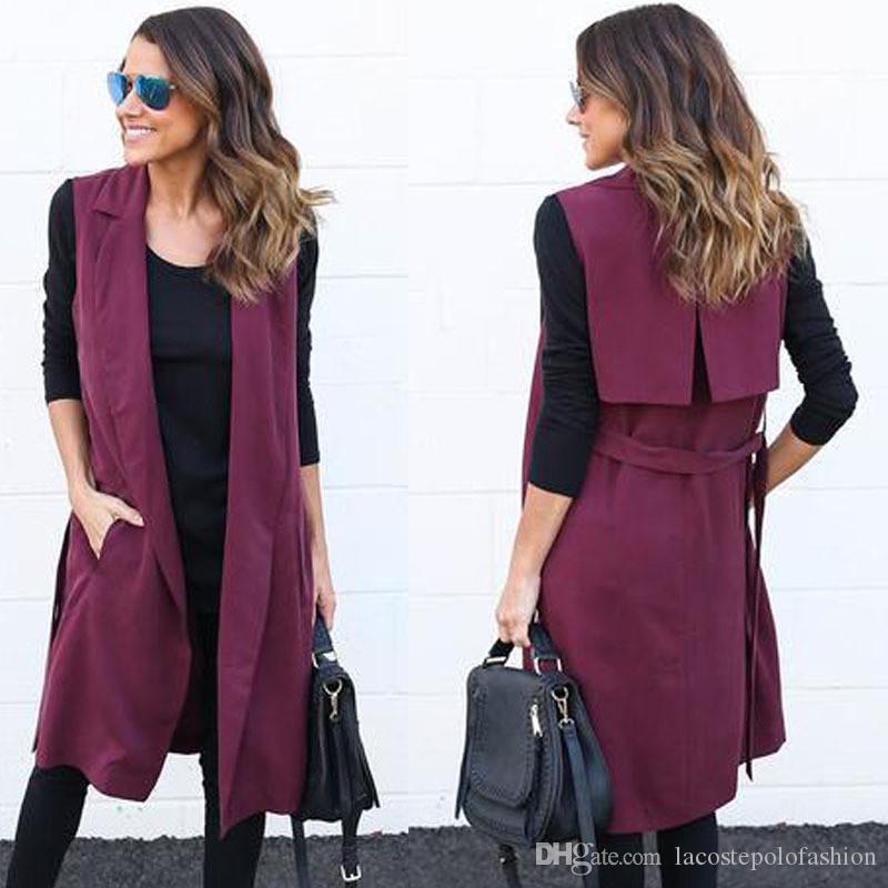 Designer Panelled Womens Vests Fashion Sleeveless With Belt Long Coat European and American Style Donna Casual Clothes, Green
Designer Panelled Womens Vests Fashion Sleeveless With Belt Long Coat European and American Style Donna Casual Clothes, Green