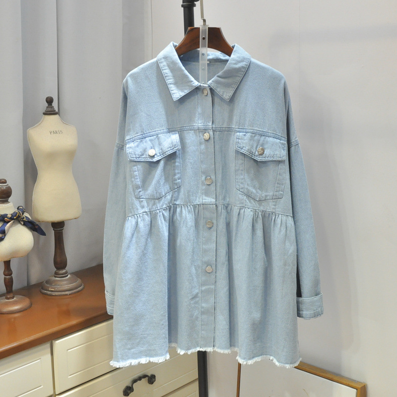 Korean-style Casual Autumn New Simple Washed Cowboy Back Solid Single-breasted Embroidered Loose-Fit Versatile Casual Jacket, Blue
Korean-style Casual Autumn New Simple Washed Cowboy Back Solid Single-breasted Embroidered Loose-Fit Versatile Casual Jacket, Blue