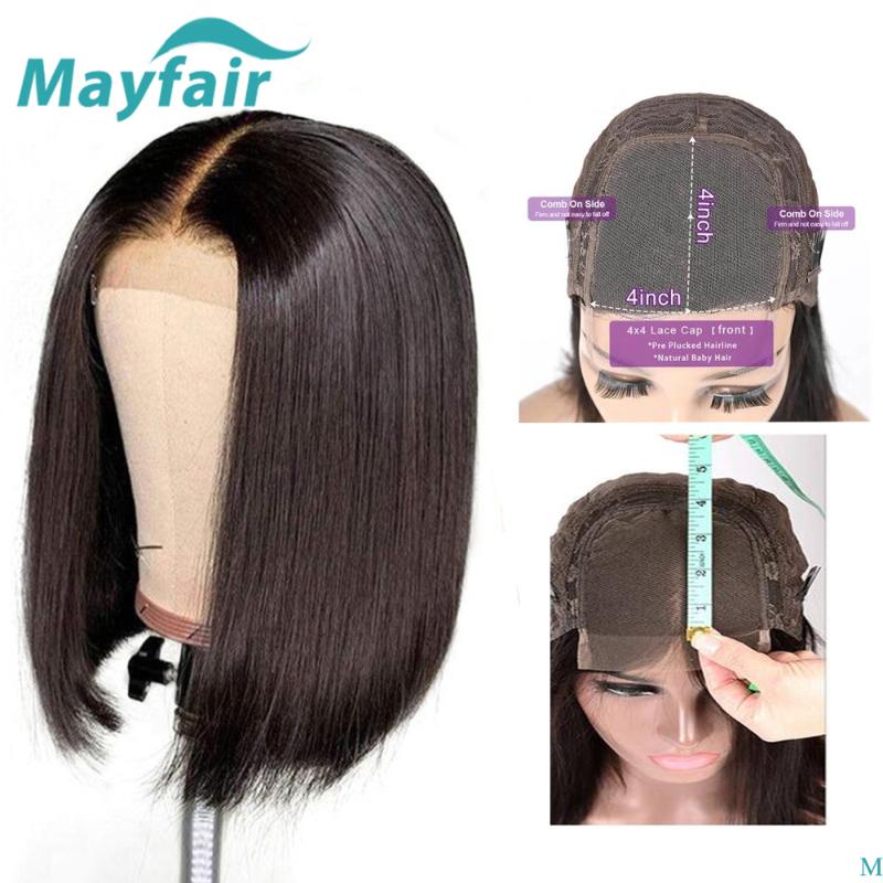Mayfair Short Bob Lace Front Wigs For Black Women Human Hair Wigs 4x4 Lace Closure Brazilian Straight Front, As pic
Mayfair Short Bob Lace Front Wigs For Black Women Human Hair Wigs 4x4 Lace Closure Brazilian Straight Front, As pic