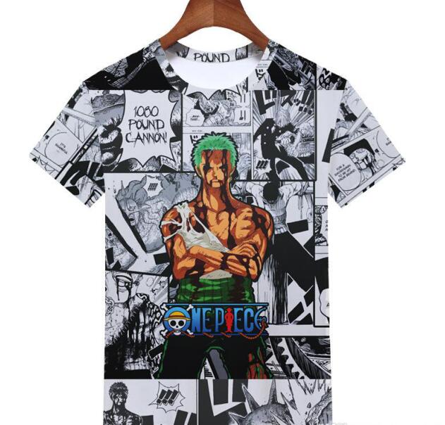 One Piece New Summer Harajuku adventure 3D Printed Cool teenager Luffy 3d T-Shirt Men Short tops Asian plus-size