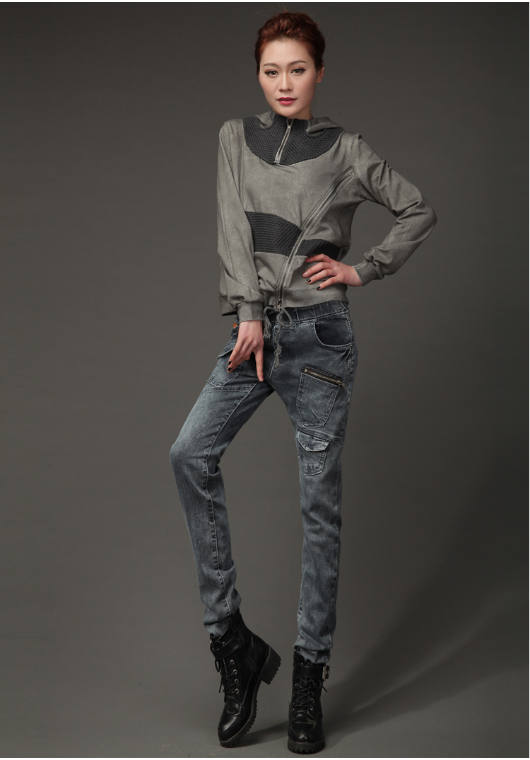 The Blue The Spring And Autumn Period And The Han Edition Black Haroun Pants Jeans Female Trousers Elastic Waist Pants Big Yards Cultivate O
The Blue The Spring And Autumn Period And The Han Edition Black Haroun Pants Jeans Female Trousers Elastic Waist Pants Big Yards Cultivate O