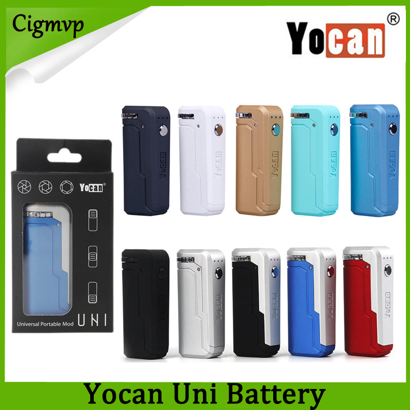 Yocan UNI Box Mod 650mAh Preheat VV Variable Voltage Battery With Magnetic 510 Adapter For Thick Oil Cartridge DHL
Yocan UNI Box Mod 650mAh Preheat VV Variable Voltage Battery With Magnetic 510 Adapter For Thick Oil Cartridge DHL