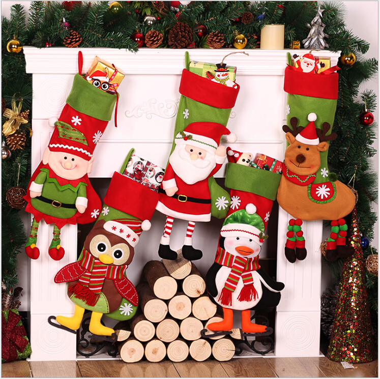 40*22CM Creative Christmas gifts of High - grade cloth art the old hang Christmas gift Bags Decoration stockings
40*22CM Creative Christmas gifts of High - grade cloth art the old hang Christmas gift Bags Decoration stockings