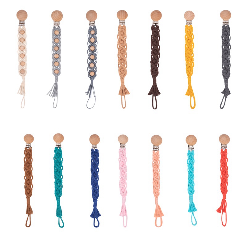 Colorful Baby Pacifier Clip Knitted Pacifier Chain Dummy Clip Nipple Holder Kids Clips Teether Anti-drop Rope
Colorful Baby Pacifier Clip Knitted Pacifier Chain Dummy Clip Nipple Holder Kids Clips Teether Anti-drop Rope