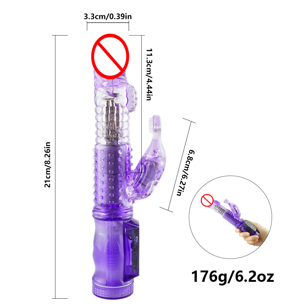 G Spot Dildo Rabbit Masturbator Sex Toy for Women Clitoris Double Vibrator 10 Speeds Vagina Vibration Y200421