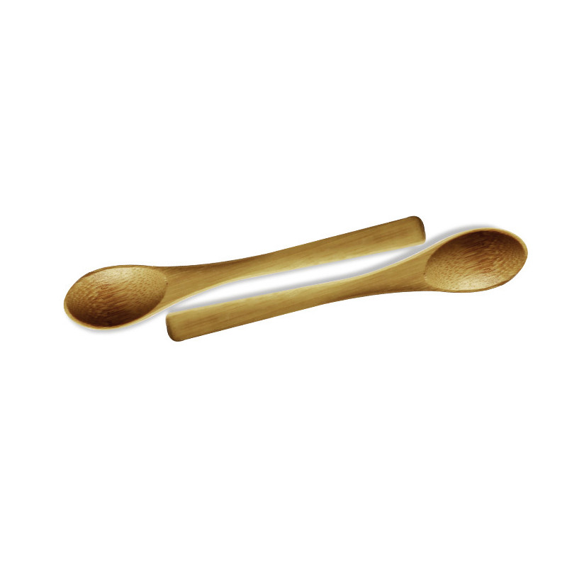 13 cm Wooden Spoon Jam Coffee Baby Honey Bamboo Spoon Mini Kitchen Stir Seasoning Tool Free Shipping