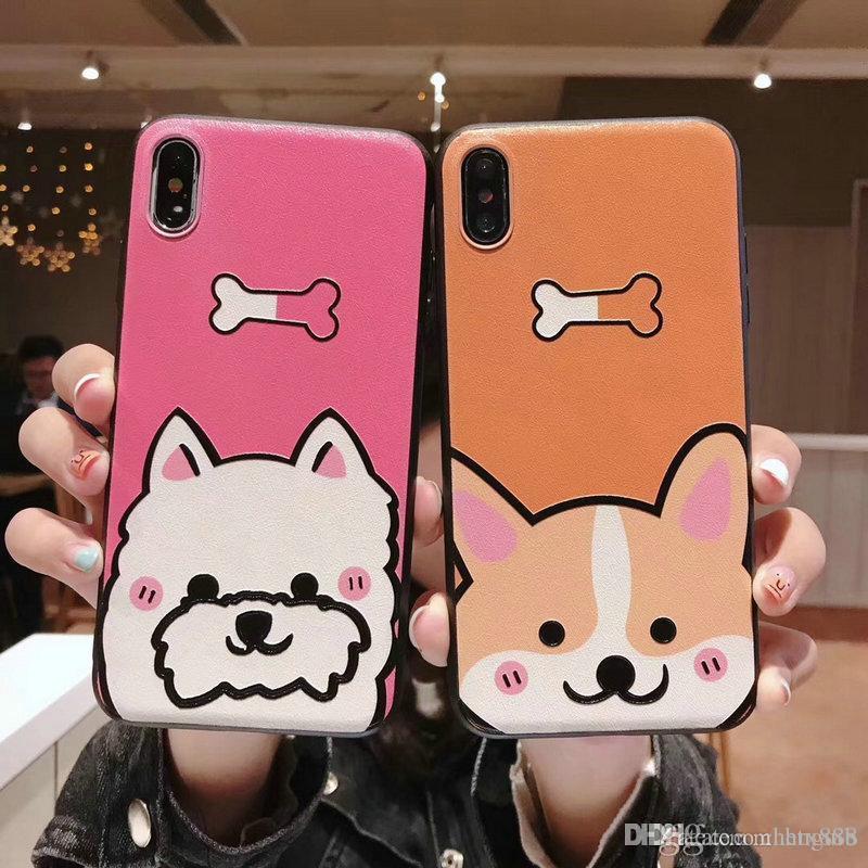 Cartoon puppy mobile phone case cover for iphone XS max Xr X 7 7plus 8 8plus 6 6plus 6S TPU + PC, Pink
Cartoon puppy mobile phone case cover for iphone XS max Xr X 7 7plus 8 8plus 6 6plus 6S TPU + PC, Pink