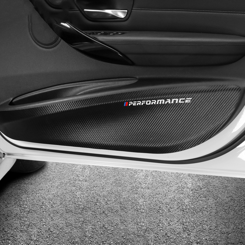 2025 new For Stickers E90 F30 F10 F07 F20 F25 F26 F15 F16 E84 F48 X1 X3 X5 Car AntiKick Pad Carbon Fiber Leather PVC Door Protection F348668