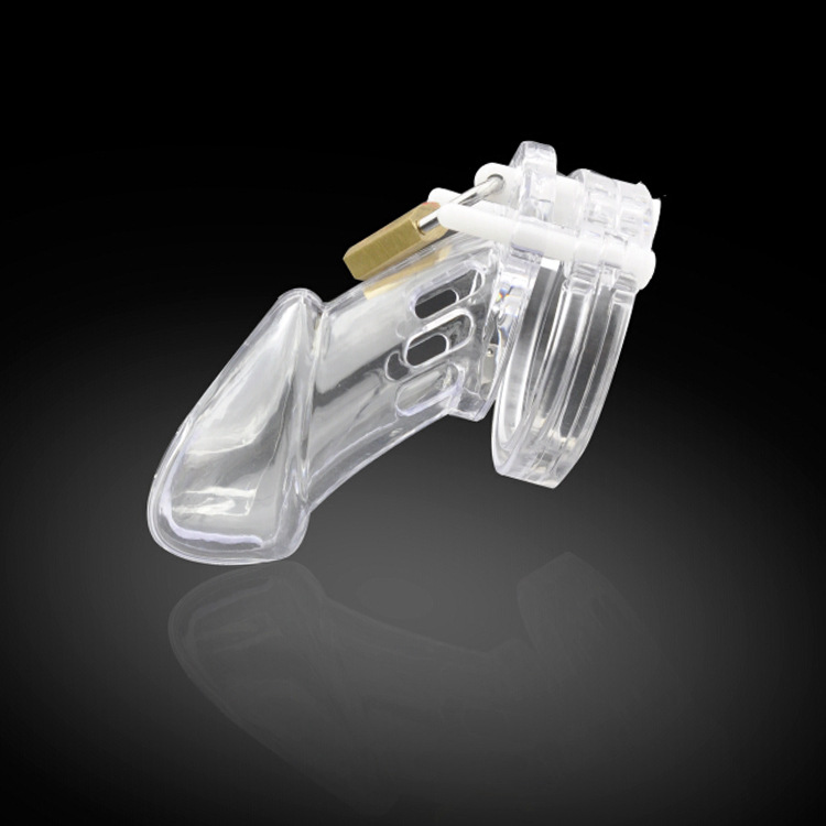 Prison Bird Male chastity Cock Cages Sex Toys penis belt lock with five penis rings With Standard/Short Cage chastity Device