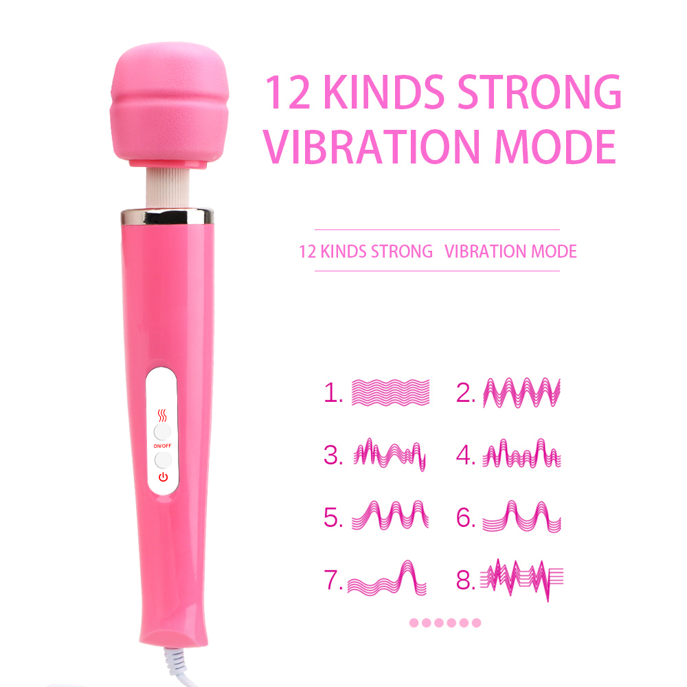 OLO Big Magic Vibrator Clitor Stimulateur Stimulateur Massager Puissant AV Wand Vibrators Vibrer Dildo 12 vitesses Jouets sexuels pour femmes Y20
