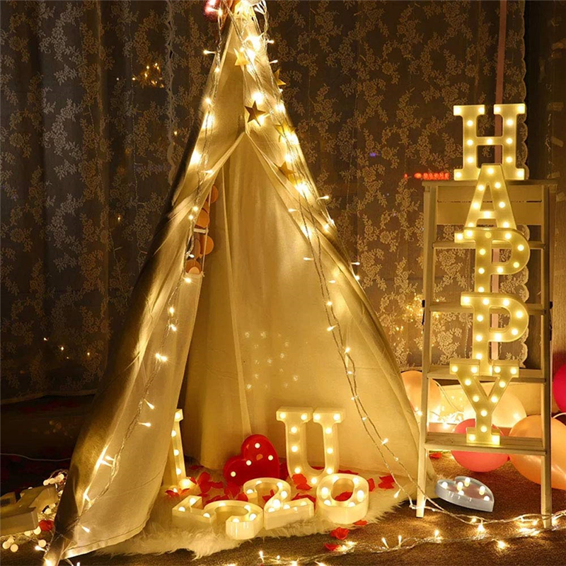 LED String Lights Christmas Fairy Lights 10M 80LEDs Battery Operated Waterproof Christmas Lighting for Party Bedroom Indoor Outdoor