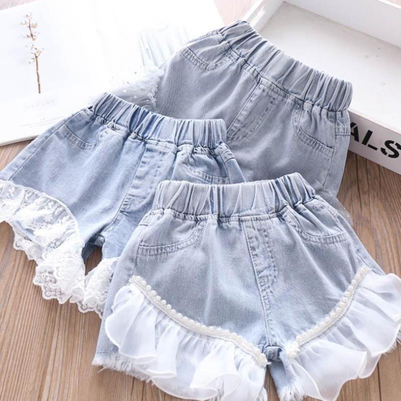 3T-10T Wholesale Children denim shorts summer fashion sexy mesh beading stitching girls shorts korean casual jeans L238, Blue3 (100-140)
3T-10T Wholesale Children denim shorts summer fashion sexy mesh beading stitching girls shorts korean casual jeans L238, Blue3 (100-140)