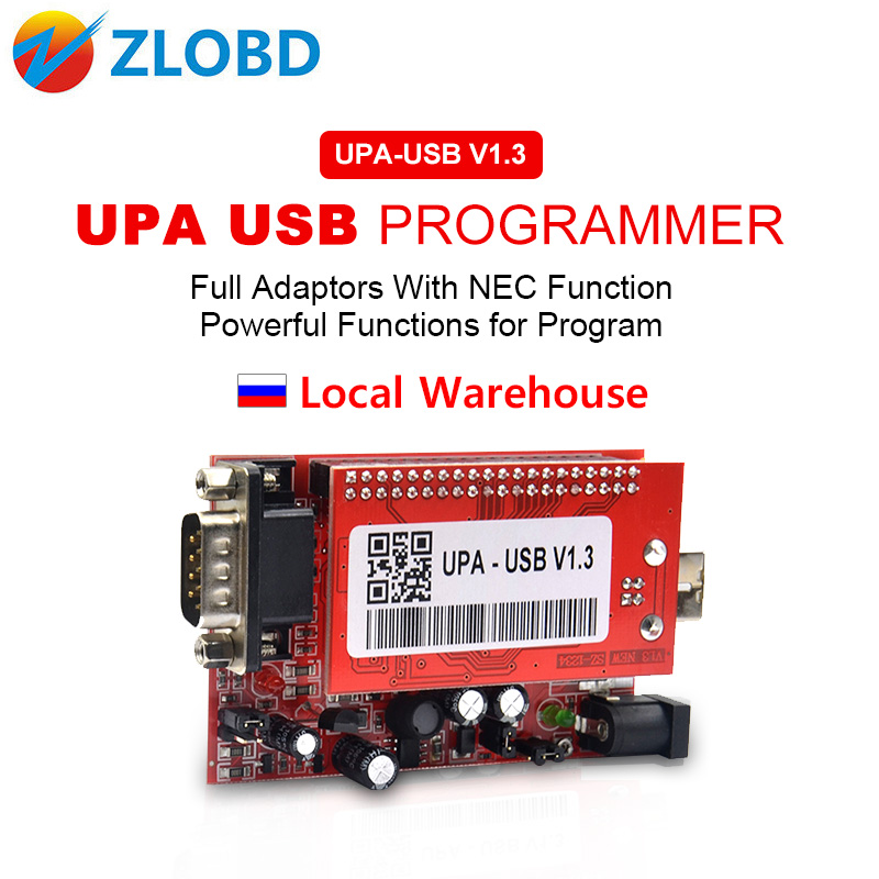 UPA Oversea Warehouse New Arrival UPA Usb Programmer Diagnostic-tool UPA-USB ECU Programmer USB V1.3 With Full Adapter
UPA Oversea Warehouse New Arrival UPA Usb Programmer Diagnostic-tool UPA-USB ECU Programmer USB V1.3 With Full Adapter