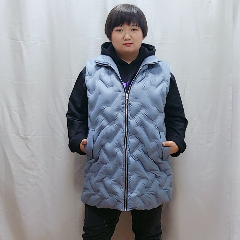 Plus Size Women Winter Vest Korean Edition Sleeveless Turn-down Collar Zipper Warm Long Vest Jacket Casual Female Coat Winter, Black
Plus Size Women Winter Vest Korean Edition Sleeveless Turn-down Collar Zipper Warm Long Vest Jacket Casual Female Coat Winter, Black
