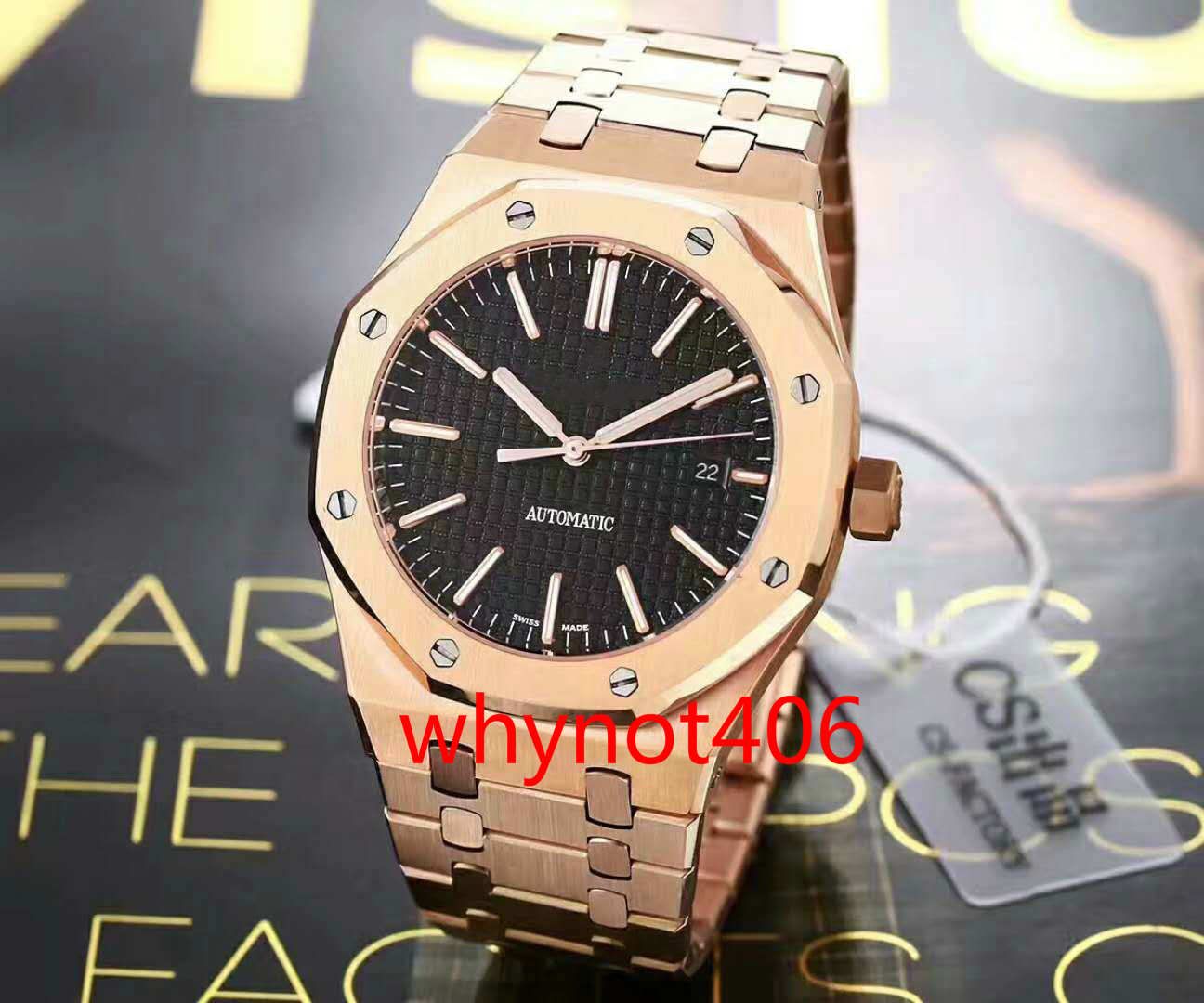 Men's Royal Oak 15400 automatic mechanical watch. Dial 42 mm. 3120 movement men's watch. Royal Oak. Luxury watch, Custom
Men's Royal Oak 15400 automatic mechanical watch. Dial 42 mm. 3120 movement men's watch. Royal Oak. Luxury watch, Custom