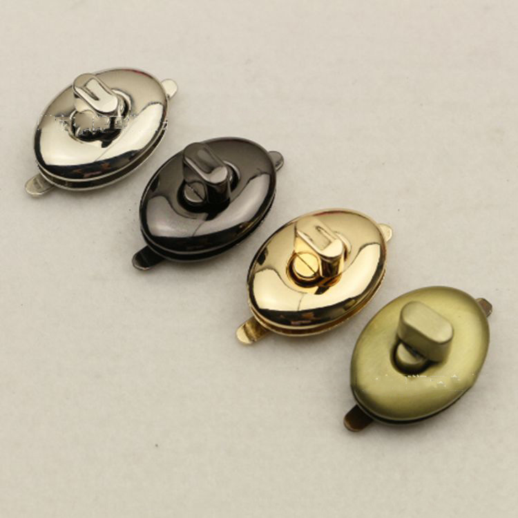 Oval Egg Metal Turn Lock Snap for Handbag Women Bag Twist Lock Clasps Closure DIY Metal Buckle Hardware Accessories
Oval Egg Metal Turn Lock Snap for Handbag Women Bag Twist Lock Clasps Closure DIY Metal Buckle Hardware Accessories