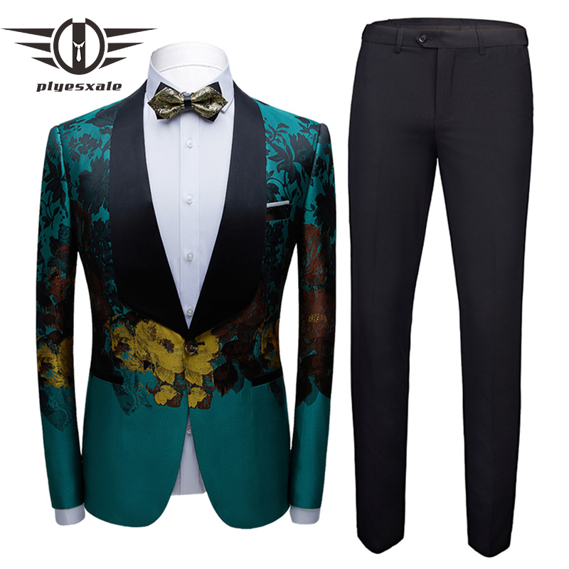 Plyesxale 2020 New Arrival Shawl Collar Suit Men New 2 Piece Groom Dress Tuxedo Fashion Jacquard Floral Wedding Suits Q830, 1096
Plyesxale 2020 New Arrival Shawl Collar Suit Men New 2 Piece Groom Dress Tuxedo Fashion Jacquard Floral Wedding Suits Q830, 1096