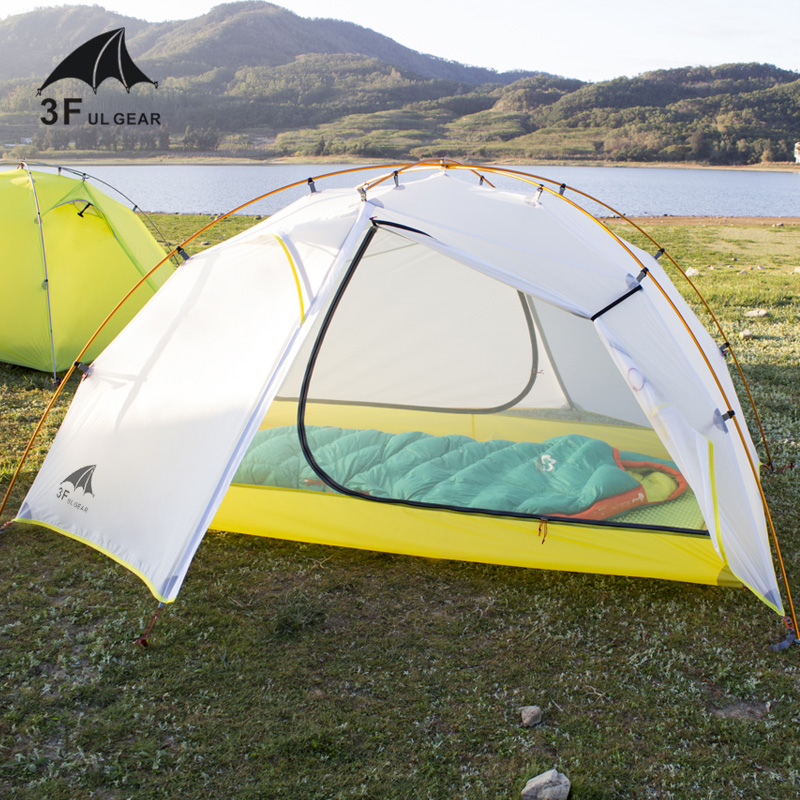 3F UL GEAR Taiji 2 Green and white 3-4 Season Camping Tent 15D Nylon Fabic Double Layer Waterproof Tent for 2 Persons
3F UL GEAR Taiji 2 Green and white 3-4 Season Camping Tent 15D Nylon Fabic Double Layer Waterproof Tent for 2 Persons