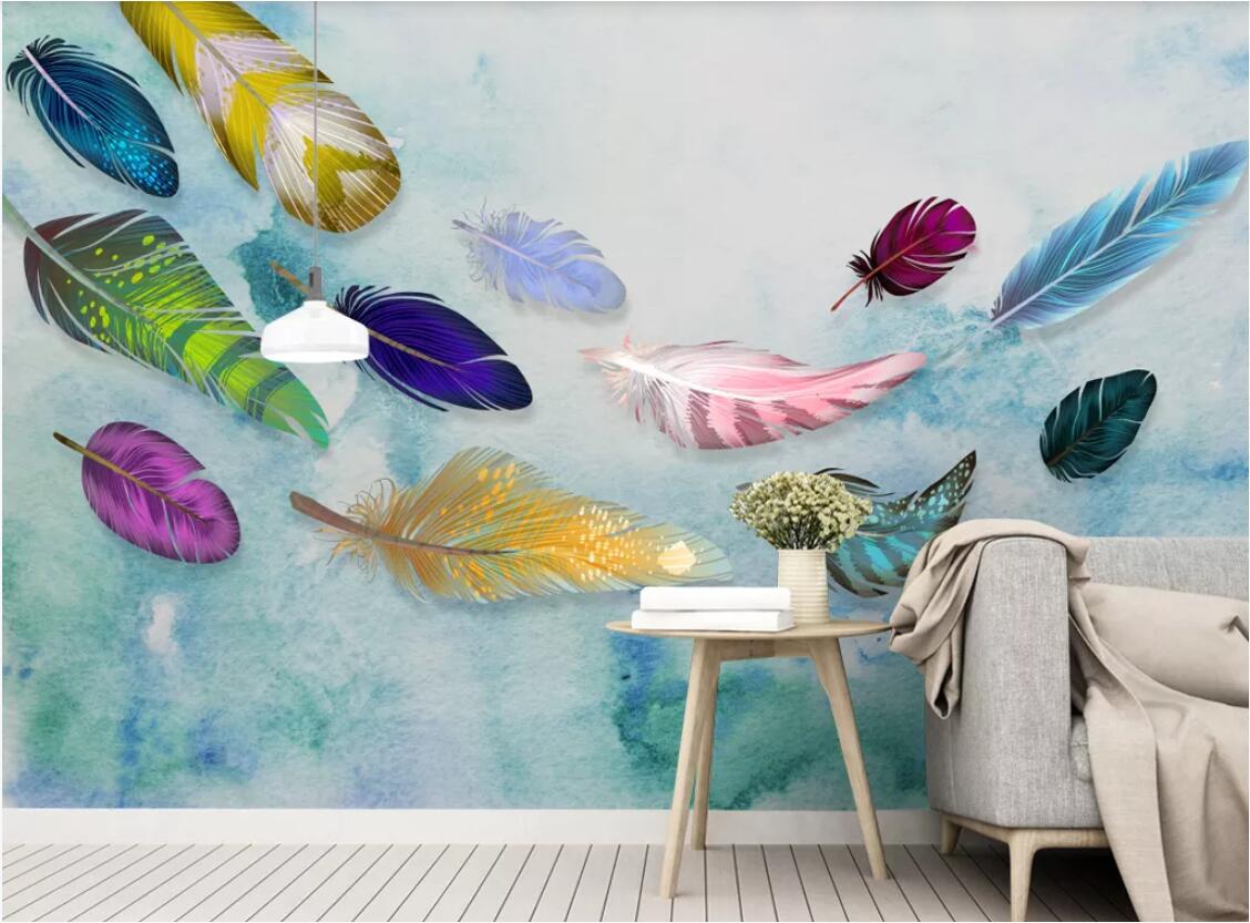 3d room wallpaper custom photo mural American fashion colorful hand drawn feathers texture art wallpaper for wallpaper for walls 3 d, Non-woven fabric
3d room wallpaper custom photo mural American fashion colorful hand drawn feathers texture art wallpaper for wallpaper for walls 3 d, Non-woven fabric