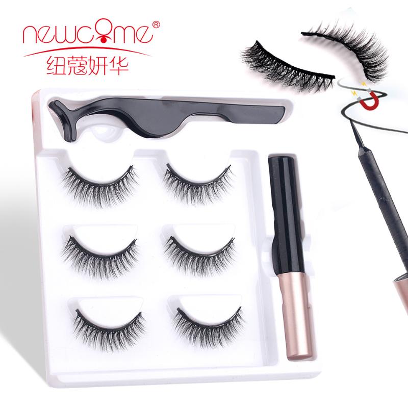Newcome 3 Pairs Magnetic Eyelashs Set Magnet Liquid Eyeliner & Magnetic Eyelashes & Tweezer Set Waterproof Long Lasting Eyelash
Newcome 3 Pairs Magnetic Eyelashs Set Magnet Liquid Eyeliner & Magnetic Eyelashes & Tweezer Set Waterproof Long Lasting Eyelash