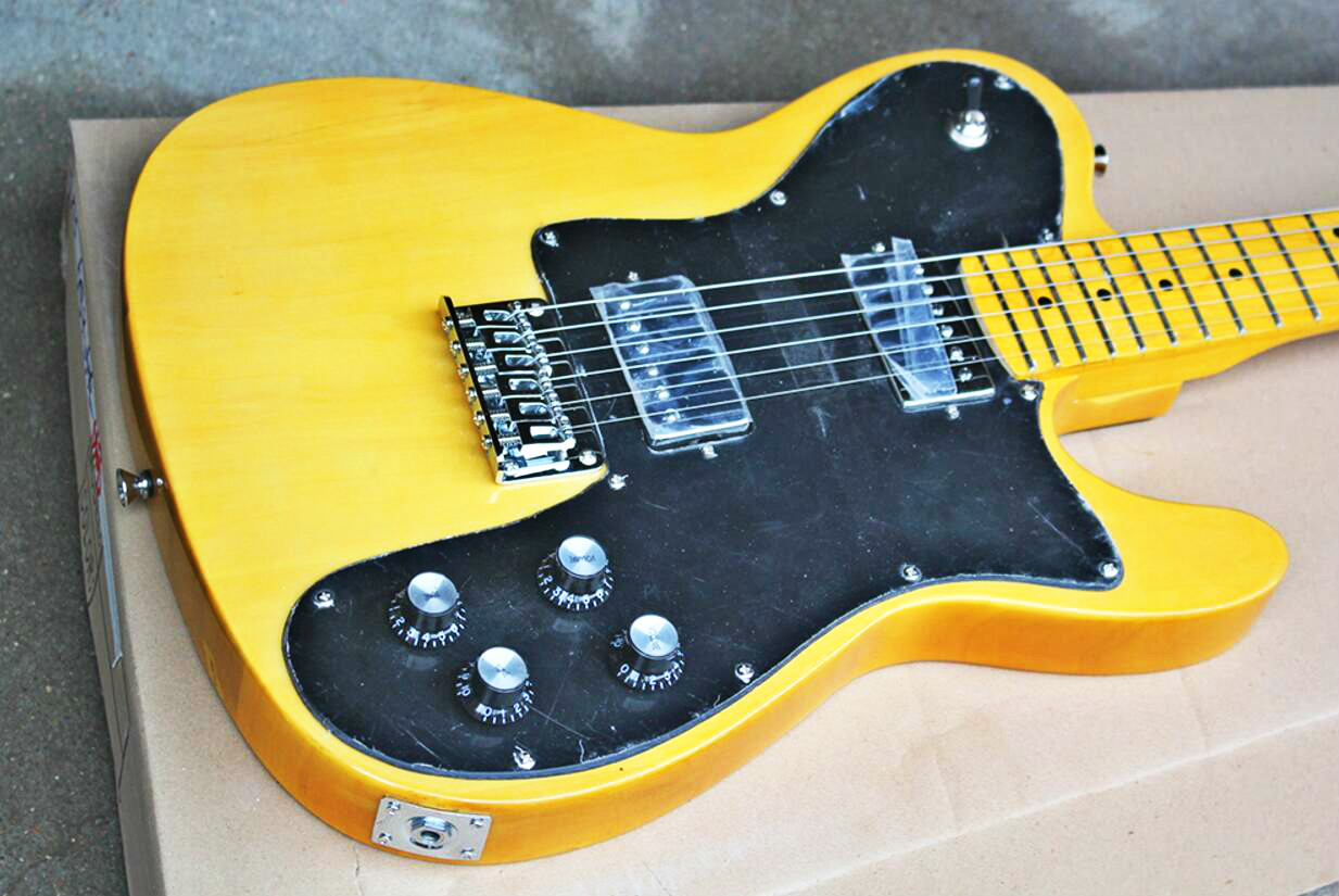 New Top quality FDTL-2029 yellow color solid body black pickguard maple fretboard chrome hardware TL electric guitar ,free shipping
New Top quality FDTL-2029 yellow color solid body black pickguard maple fretboard chrome hardware TL electric guitar ,free shipping