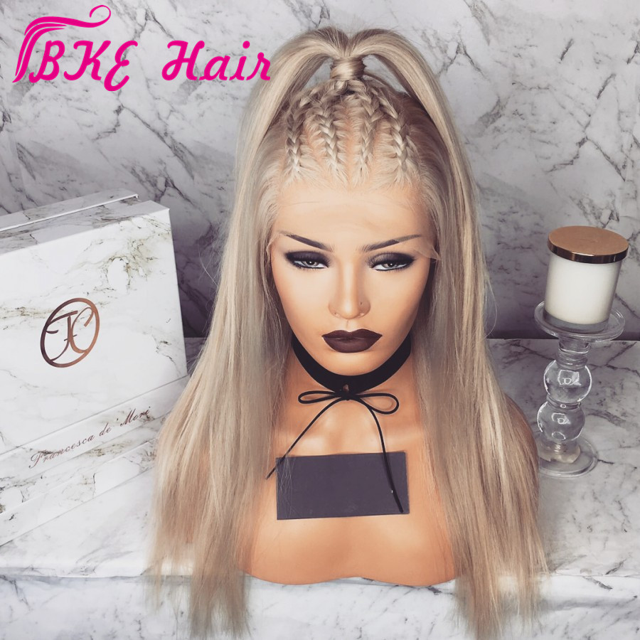 Perruques Blonde synthetic Lace Front Wig Pre Plucked with Baby Hair 13*4 Brazilian Straight lace frontal Wigs for white /black women
Perruques Blonde synthetic Lace Front Wig Pre Plucked with Baby Hair 13*4 Brazilian Straight lace frontal Wigs for white /black women