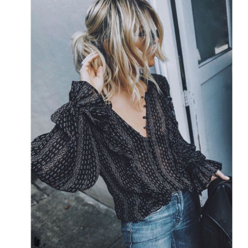 Dropshipping Women Sexy Deep V-Neck Long Sleeve Blouse Ladies Summer Casual Shirts Loose Tops Female Blouse Streetwear L-XXXL, White
Dropshipping Women Sexy Deep V-Neck Long Sleeve Blouse Ladies Summer Casual Shirts Loose Tops Female Blouse Streetwear L-XXXL, White
